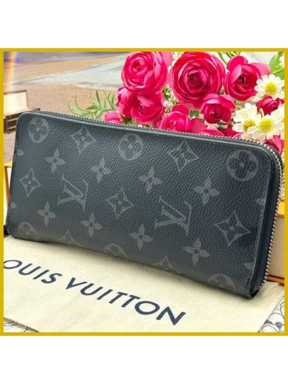Louis Vuitton Eclipse Zippy Wallet Vertical